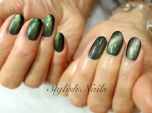 スタイリッシュネイルズ(Stylish Nails)/マグネット濃いグリーン