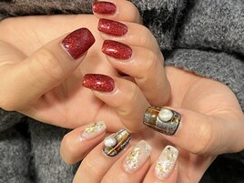 チェックネイル