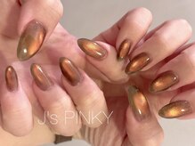 ネイルスペース ジェイズ ピンキー(NAIL SPACE J's PINKY)/オレンジマグネットネイル