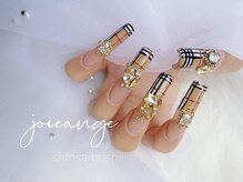 ジョアアンジェ 心斎橋店(joie ange)/チェックネイル　パーツネイル