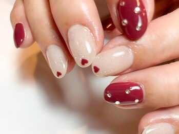 キラネイル アンド アイラッシュ by World Beauty(KIRA)/バレンタインネイル