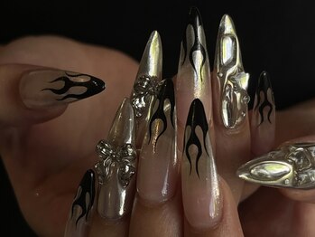 ハチイチイチサン(8113)/海外/韓国/長さだし/ファイヤー