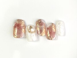 インクもやもやネイル
