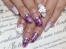 ツイードスカルプネイル