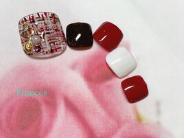 ｆｏｏｔ　ツイード柄