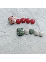 ネイルサロン ブリオン(Nail Salon Bullion)/秋色ビジューネイル