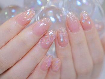 幻之花ネイル/マオジェル ワンホンネイル