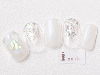 アイネイルズ 恵比寿店(I nails)/うるうるクリアシェル7480円