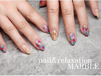 ネイルアンドリラクゼーション マーブル(MARBLE)/つけ放題 ¥7,700