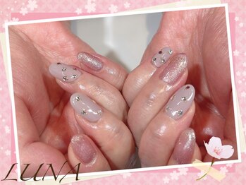 ネイルアンドまつ毛エクステ ルーナ 八王子店/☆マグネットキラキラネイル☆