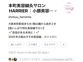 ハリアー(HARRIER)/Threadsフォロワー1.1万人達成！