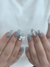 シロン ネイル(SHILON NAIL)/ラスト夏ネイル☆彡