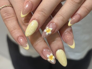 ウル(uru)/Yellow × Flower