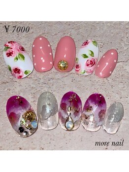 モアネイル(more nail)/5.6月定額デザイン￥7700(税込)