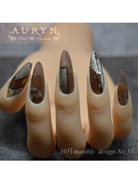 10月限定monthly &nbsp;design No,10