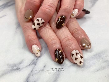 ネイルアトリエルカ(nail atelier LUCA)/M-114 大人バレンタインネイル
