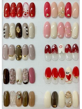 ネイルサロン ドゥ(Nail Salon Doux)/【バレンタイン限定】￥4950