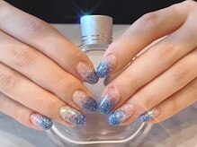 ブレスネイル(brace Nail)/キラキララメグラデ