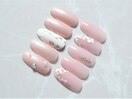【お花ネイル】
