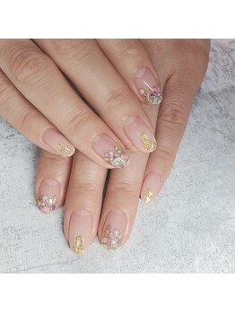 エムネイル(eM nail)/モザイクフラワー