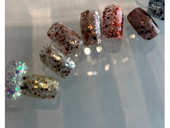キースネイルアトリエ(keeth nail atelier)/グリッターワンカラー 6500円