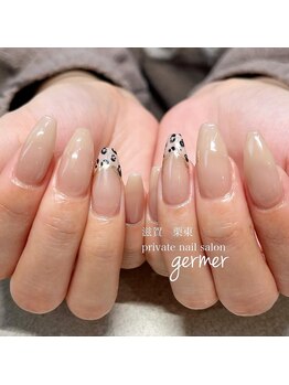 ジェルメ(germer)/ヌーディーなカラーとヒョウ柄★