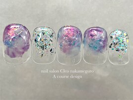 【パープル×ブルーネイル】