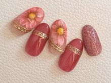 ビューティーサロン ハル(beauty salon haru)/【ゴールドに揺れるコスモス】