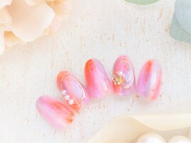 ニュアンス☆タイダイ☆桃☆果物