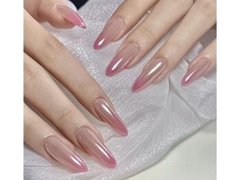 ファンシー 三軒茶屋店(Fancy)/春ネイル/ミラー/ワンホン