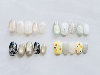 カラーズ(COLORS)の写真/定額ネイルをお財布に優しい価格でご提供☆色変えもOK◎デザインをお悩みの方もお気軽にご相談下さい！