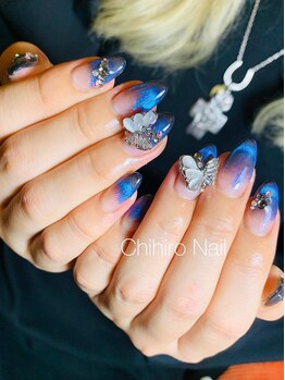 チヒロネイル/マグネットフレンチネイル