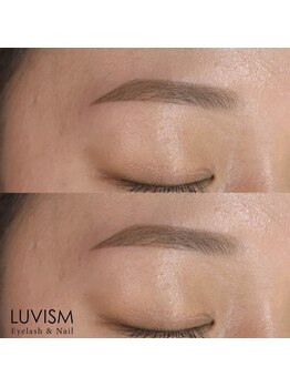 ラヴィズム アイラッシュ アンド ネイル (LUVISM)/アイブロウWAX★ 担当:時田