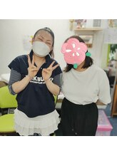 かおりビューティサロン/産後ママさんと一緒の写真