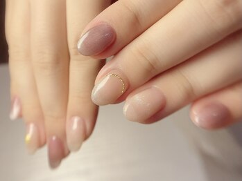 大人可愛い シアーネイル