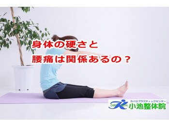 小池整体院/身体の硬さと腰痛は関係あるの?