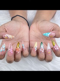 つけ放題/アート/長さ出し