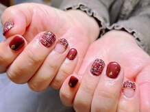 ネイルサロン リン(Lin)/ツイードネイル