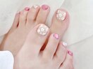 《フット》フラワーネイル