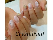 クリスタルネイル イオンモール広島府中店(CRYSTAL NAIL)/フラワーネイル