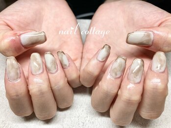 ネイルコテージ 新宿南口店(Nail cottage)/全指メタリックアート