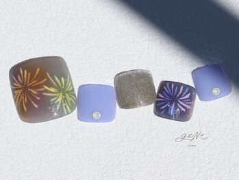 geNe 'n GRUS(ジーン アンド グルス)/8月9月FOOTエアジェルアート