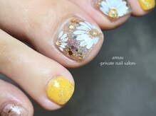 アミュー(AMUU)/フット　フラワーネイル