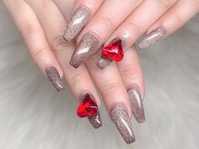 ローブセカンド(L'aube 2nd)/長さだし◆韓国ハートマグネット