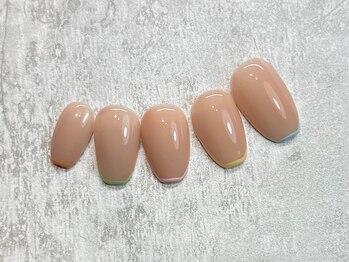 カシータ(casita)/カラフルスキニーフレンチネイル