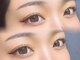 ランド 吹田(Le'and)の写真/ティントで長さと濃さ倍増!マスカラ要らずの目元でお化粧が楽に♪ブラックティントまつげパーマ¥5500★