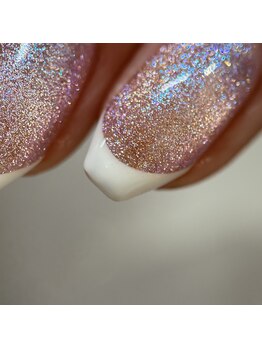 フラッシュジェル×フレンチ