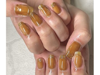 クラル 平塚店(CURAR)/こっくりカラーガラスフレンチ