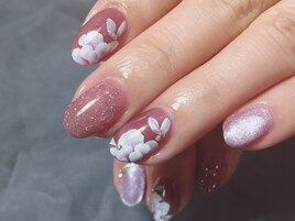 お花ネイル