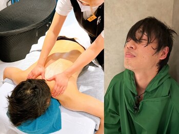 ぷらすわん(+1)の写真/【男性方も多くご利用いただいてます】蓄積された疲労や頑固なコリのお悩みに必見！体の芯からリラックス。